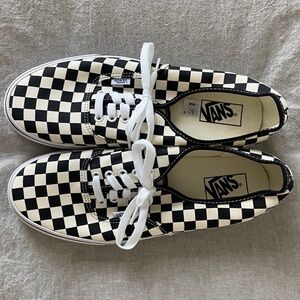 Van's Custom Authentic Checkerboard Shoes (10.5)